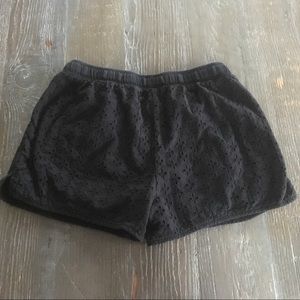 Crewcuts Everyday Black Cut Out Design Shorts